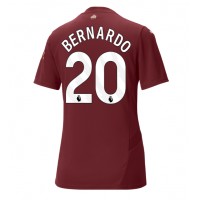 Camisa de Futebol Manchester City Bernardo Silva #20 Equipamento Alternativo Mulheres 2024-25 Manga Curta